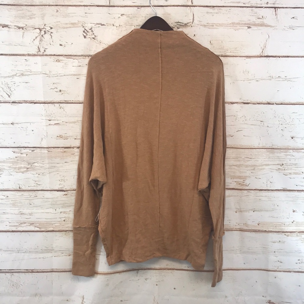 Free People Oversized Mock Neck Top - Picture 4 of 5